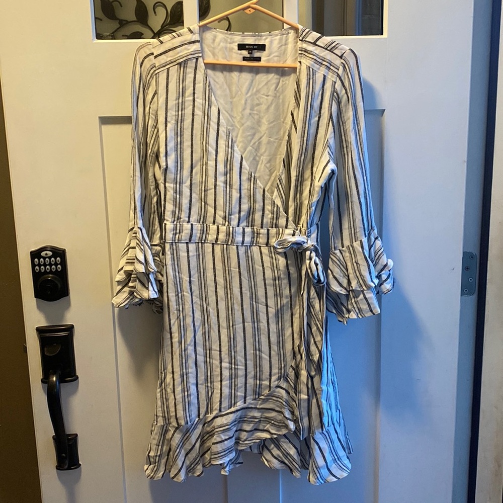 Miss Me Mini Wrap Dress